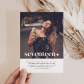 Zeventien heart Fotodag Uitnodiging