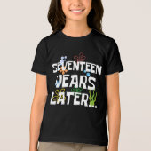Zeventien jaar later, grappig 17e verjaardagsfeest Tri-Blend shirt (Voorkant)