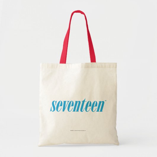 zeventien Logo-Aqua Tote Bag (Voorkant)