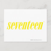 zeventien Logo-geel Briefkaart (Voorkant)