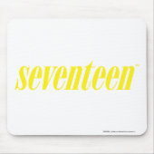 zeventien Logo-geel Muismat (Voorkant)
