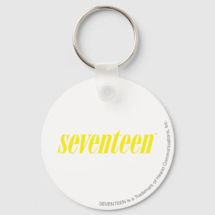 zeventien Logo-geel Sleutelhanger