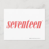 zeventien Logo-LtRoze Briefkaart (Voorkant)