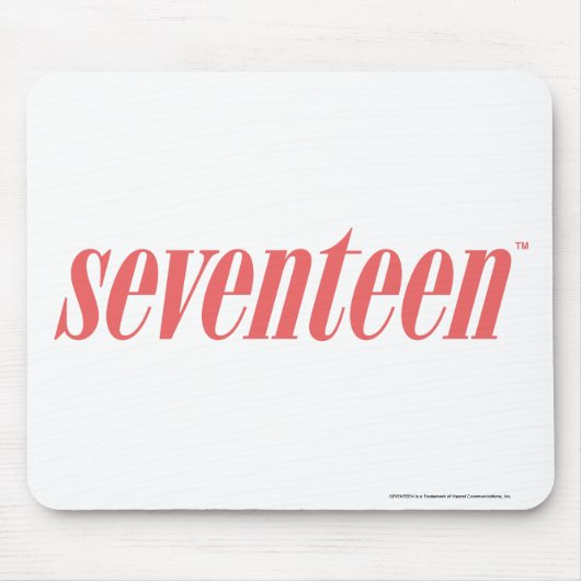 zeventien Logo-LtRoze Muismat (Voorkant)