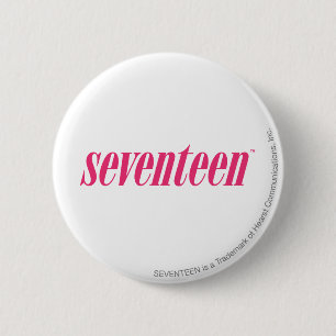 zeventien Logo-magenta Ronde Button 5,7 Cm