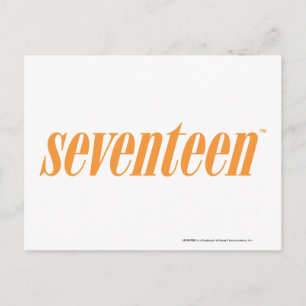 zeventien Logo-Oranje Briefkaart