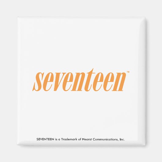 zeventien Logo-Oranje Magneet (Voorkant)