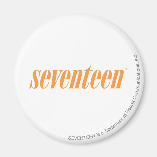 zeventien Logo-Oranje Magneet (Voorkant)
