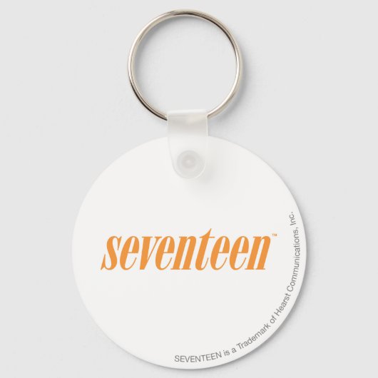 zeventien Logo-Oranje Sleutelhanger (Voorkant)