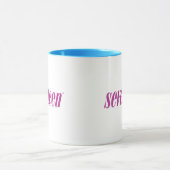 zeventien Logo-Paars Mok (Midden)