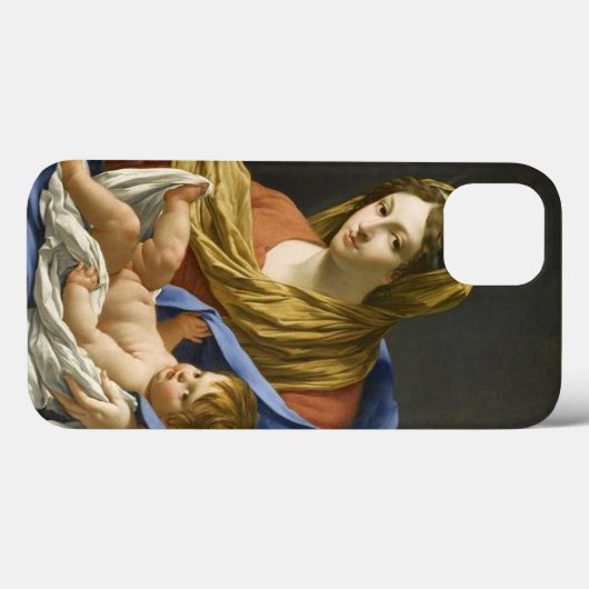 Zeventiende eeuw Franse Madonna en kind Case-Mate iPhone Case (Achterkant (horizontaal))