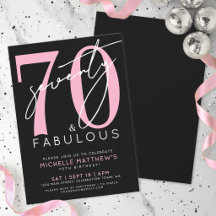 Zeventig En Fabulous 70ste Verjaardagsfeest