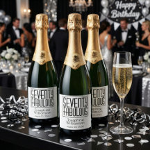Zeventig en Fabulous Naam Datum 70ste Verjaardagsf