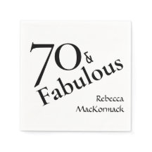 Zeventig & Fabulous 70 Elegant 70ste Verjaardagsfe