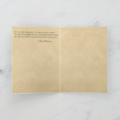 Zeventig jaar Walt Whitman 70ste verjaardag Kaart (Binnen)