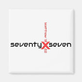 zeventig keer zeven. Matthew 18:22 Magneet (Voorkant)