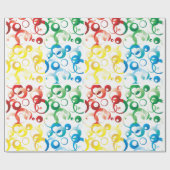 Zeventig kleuren en vormen die papier verpakken (Vlak)