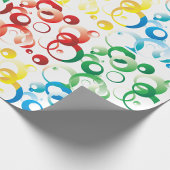 Zeventig kleuren en vormen die papier verpakken