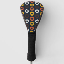 Zeventig Vintage Bloem Patroon Golf Driver Golfheadcover