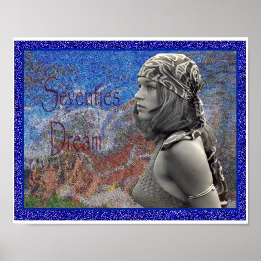 Zeventiger Droom De Meid Poster (Voorkant)