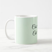 Zeventiger jaren blond meisje cool kat koffiemok (Links)