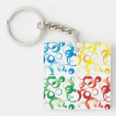 Zeventiger kleuren en vormen Sleutelhanger (Voorkant)