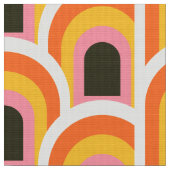 Zeventiger retro stof patroon (Close Up)