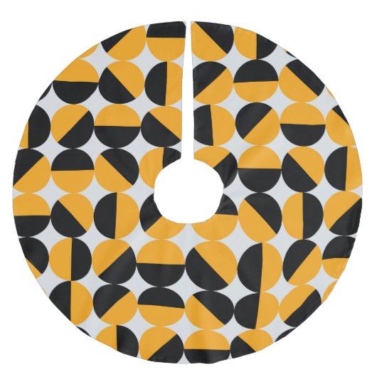 Zeventiger stijl, geometrische halve cirkels. kerstboom rok (Voorkant)