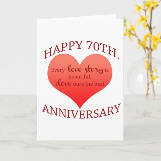 zeventigste. Verjaardag Kaart (Gele Bloem)