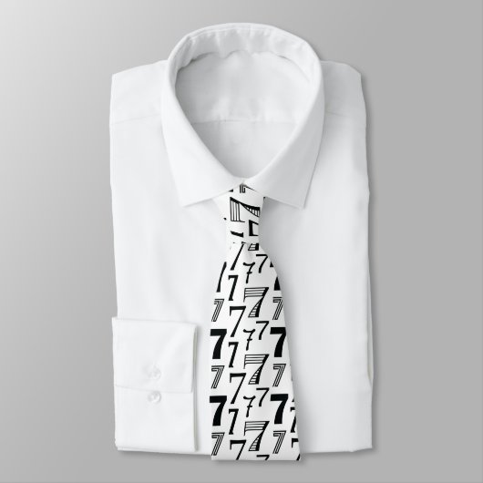 Zeventigste verjaardag of zevende Jubileum Necktie Stropdas (Gebonden)