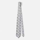 Zeventigste verjaardag of zevende Jubileum Necktie Stropdas (Voorkant)