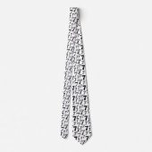 Zeventigste verjaardag of zevende Jubileum Necktie Stropdas (Achterkant)