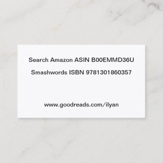 Zevenvoudig onverwoestbare Visitekaartjes