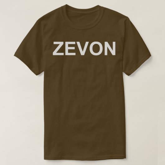 ZEVON T-SHIRT (Design voorkant)