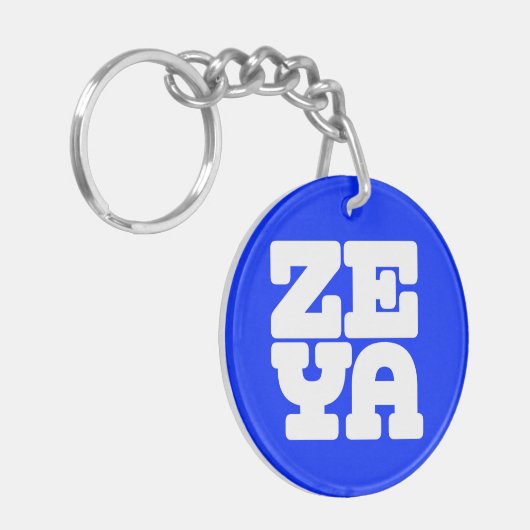 Zeya Comedy Acryl Sleutelhanger (Voorkant Links)