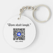 Zeya Comedy Acryl Sleutelhanger (Achterkant)