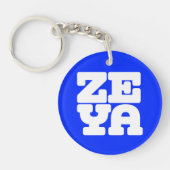 Zeya Comedy Acryl Sleutelhanger (Voorkant)