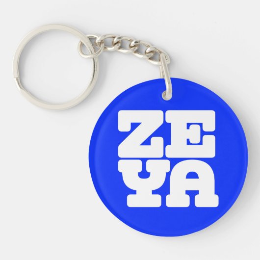 Zeya Comedy Acryl Sleutelhanger (Voorkant)