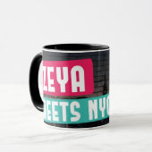Zeya Meets NY Mug Mok (Voorkant links)