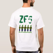 ZF5 Veel zs (omgekeerd Afbeelding) T-shirt (Achterkant)