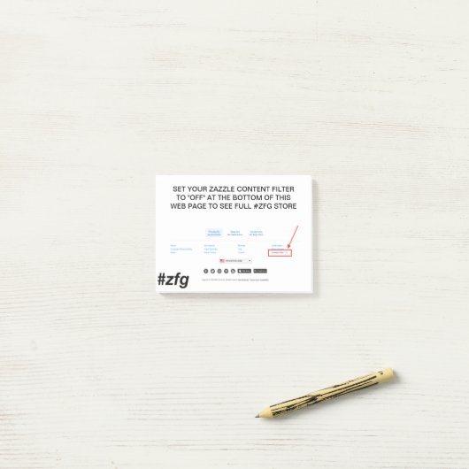 #ZFG hoe te Post-it® Notes (Op bureau)