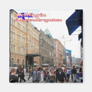 zFI003 HELSINKI Alexandersgatan, Finland, Fridge Magneet