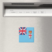 zFJ001 FIJI FLAG, Oceanië, Fridge Magneet (Insitu (Vaatwasser))