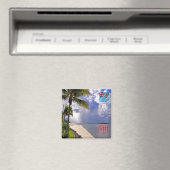 zFJ012 FIJI, DENARAU ISLAND, Oceanië, Fridge Magneet (Insitu (Vaatwasser))