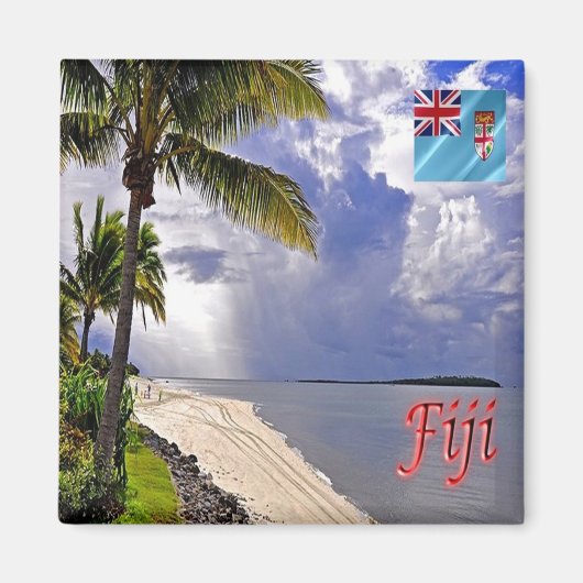 zFJ012 FIJI, DENARAU ISLAND, Oceanië, Fridge Magneet (Voorkant)