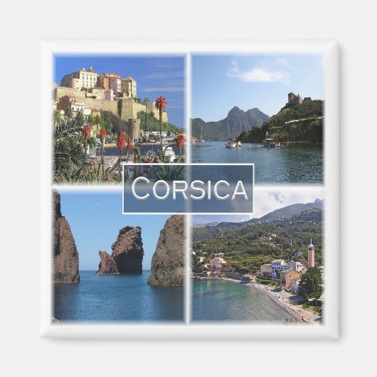 zFR005 CALVI Corse Corsica, Fridge Magneet (Voorkant)