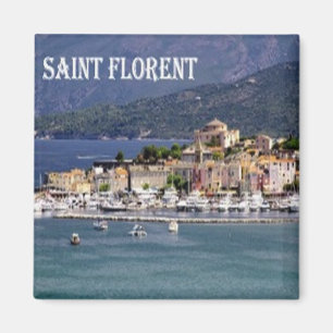 zFR009 SAINT FLORENT, Corsica Corse, Fridge Magneet