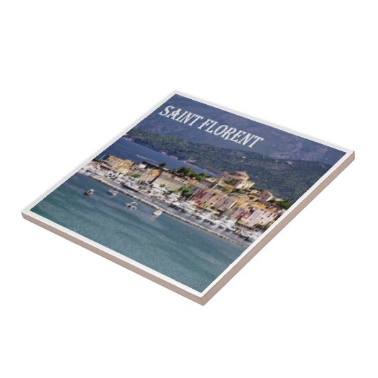 zFR009 SAINT FLORENT, Corsica, Tegeltje (Zijkant)