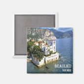 zFR0104 BEAULIEU SUR MER-BELLUOGO, Franse Riviera, Magneet (Voorkant / Achterkant)