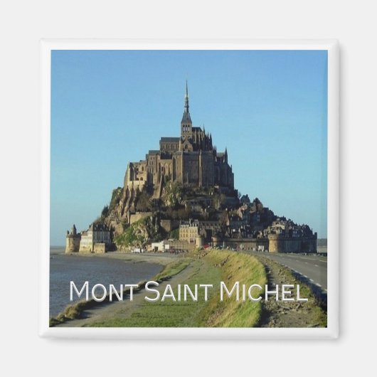 zFR027 MONT SAINT-MICHEL, Normandy, Fridge Magneet (Voorkant)